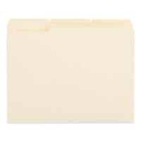 Top Tab File Folders, 1-3-cut Tabs: Assorted, Letter Size, 0.75" Expansion, Manila, 250-carton