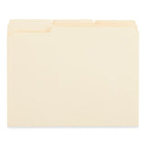 Top Tab File Folders, 1-3-cut Tabs: Assorted, Letter Size, 0.75" Expansion, Manila, 250-carton