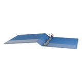 Deluxe Round Ring View Binder, 3 Rings, 1.5" Capacity, 11 X 8.5, Light Blue