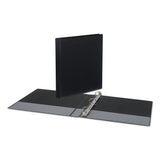 Slant-ring View Binder, 3 Rings, 1" Capacity, 11 X 8.5, Black