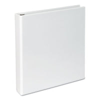 Slant-ring View Binder, 3 Rings, 1.5" Capacity, 11 X 8.5, White