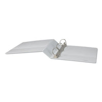 Slant-ring View Binder, 3 Rings, 2" Capacity, 11 X 8.5, White, 4-pack