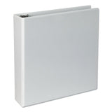 Slant-ring View Binder, 3 Rings, 2" Capacity, 11 X 8.5, White, 4-pack