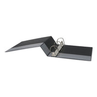 Slant-ring View Binder, 3 Rings, 3" Capacity, 11 X 8.5, Black