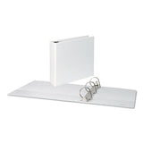 Slant-ring View Binder, 3 Rings, 3" Capacity, 11 X 8.5, White
