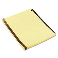 Deluxe Preprinted Simulated Leather Tab Dividers With Gold Printing, 31-tab, 1 To 31, 11 X 8.5, Buff, 1 Set