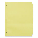 Self-tab Index Dividers, 5-tab, 11 X 8.5, Buff, 36 Sets