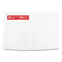 Composition Book, Wide-legal Rule, Black Marble Cover, 9.75 X 7.5, 100 Sheets