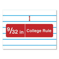 Composition Book, Medium-college Rule, Black Marble, 9.75 X 7.5, 100 Sheets, 6-pack