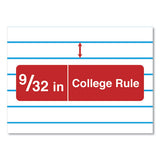 Composition Book, Medium-college Rule, Black Marble, 9.75 X 7.5, 100 Sheets, 6-pack