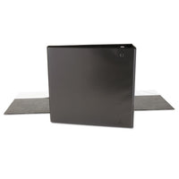 Slant-ring View Binder, 3 Rings, 4" Capacity, 11 X 8.5, Black