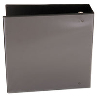 Slant-ring View Binder, 3 Rings, 4" Capacity, 11 X 8.5, Black