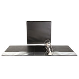 Slant-ring View Binder, 3 Rings, 4" Capacity, 11 X 8.5, Black