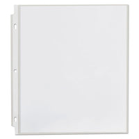 Top-load Poly Sheet Protectors, Standard, Letter, Clear, 100-box