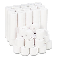 Impact & Inkjet Print Bond Paper Rolls, 0.5" Core, 2.25" X 165ft, White, 100-carton