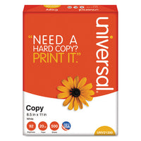 Copy Paper, 92 Bright, 20lb, 8.5 X 14, White, 500 Sheets-ream, 10 Reams-carton, 30 Cartons-pallet