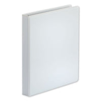Deluxe Easy-to-open D-ring View Binder, 3 Rings, 1" Capacity, 11 X 8.5, White