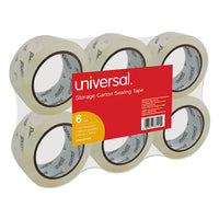 Heavy-duty Acrylic Box Sealing Tape With Dispenser, 3" Core, 1.88" X 54.6 Yds, Clear, 2-pack