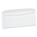 Business Envelope, #10, Commercial Flap, Gummed Closure, 4.13 X 9.5, White, 500-box