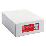 Business Envelope, #10, Commercial Flap, Gummed Closure, 4.13 X 9.5, White, 500-box