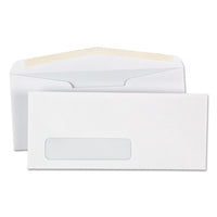 Business Envelope, #10, Commercial Flap, Gummed Closure, 4.13 X 9.5, White, 500-box