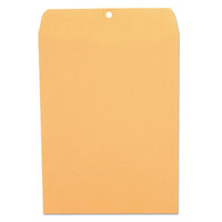 Kraft Clasp Envelope, #90, Square Flap, Clasp-gummed Closure, 9 X 12, Brown Kraft, 100-box