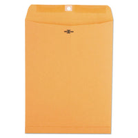 Kraft Clasp Envelope, #93, Square Flap, Clasp-gummed Closure, 9.5 X 12.5, Brown Kraft, 100-box