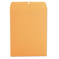 Kraft Clasp Envelope, #93, Square Flap, Clasp-gummed Closure, 9.5 X 12.5, Brown Kraft, 100-box