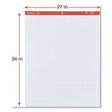 Easel Pads-flip Charts, 27 X 34, White, 50 Sheets, 2-carton