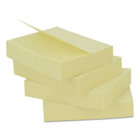 Self-stick Note Pads, 1 1-2 X 2, Yellow, 12 100-sheet-pack