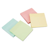 Self-stick Note Pads, 3" X 3", Pastel, 90-sheet, 24 Pads-pack