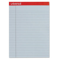 Colored Perforated Writing Pads, Wide-legal Rule, 8.5 X 11, Blue, 50 Sheets, Dozen
