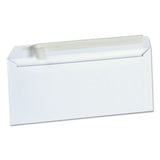 Peel Seal Strip Business Envelope, #10, Square Flap, Self-adhesive Closure, 4.13 X 9.5, White, 100-box