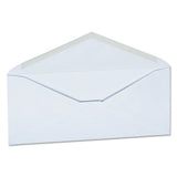 Business Envelope, #10, Monarch Flap, Gummed Closure, 4.13 X 9.5, White, 250-carton