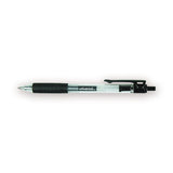 Comfort Grip Retractable Gel Pen, 0.7mm, Black Ink, Clear-black Barrel, 36-pack