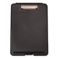 Storage Clipboard, 1-2" Capacity, 8 1-2 X 11, Black