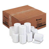 Impact & Inkjet Printing Bond Paper Rolls, 0.5" Core, 3" X 165 Ft, White, 50-carton
