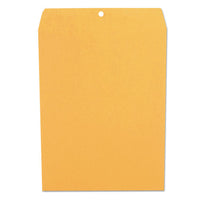 Kraft Clasp Envelope, #12 1-2, Squar Flap, Clasp-gummed Closure, 9.5 X 12.5, Brown Kraft, 100-box