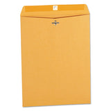 Kraft Clasp Envelope, #12 1-2, Squar Flap, Clasp-gummed Closure, 9.5 X 12.5, Brown Kraft, 100-box