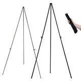 Instant Setup Foldaway Easel, Adjusts 15" To 61" High, Steel, Black