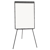 Tripod-style Dry Erase Easel, Easel : 44" To 78", Board: 29" X 41", White-black