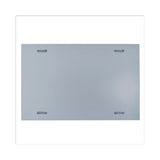 Frameless Magnetic Glass Marker Board, 72" X 48", White