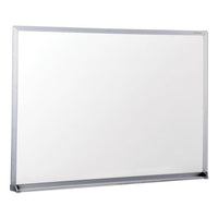 Dry-erase Board, Melamine, 24 X 18, Satin-finished Aluminum Frame