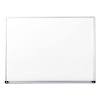 Dry Erase Board, Melamine, 48 X 36, Satin-finished Aluminum Frame