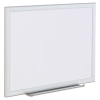 Dry Erase Board, Melamine, 60 X 36, Satin-finished Aluminum Frame