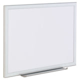 Dry Erase Board, Melamine, 60 X 36, Satin-finished Aluminum Frame