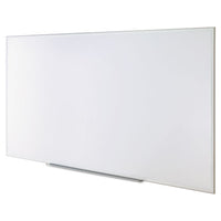 Dry Erase Board, Melamine, 96 X 48, Satin-finished Aluminum Frame