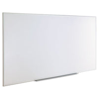Dry Erase Board, Melamine, 96 X 48, Satin-finished Aluminum Frame
