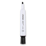 Dry Erase Marker, Broad Chisel Tip, Black, Dozen