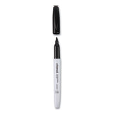 Pen Style Dry Erase Marker, Fine Bullet Tip, Black, Dozen